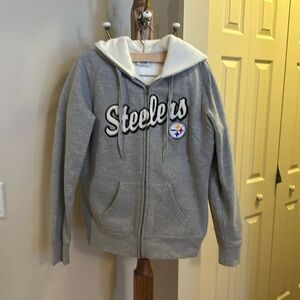 NFL Pittsburgh Steelers Womens Fleece Lined Hoody Embroidered